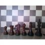 Шахматни дървени фигури Supreme Стаунтон 6 дизайн, Индийски палисандър.  Изработка - Чемшир / Индийс, снимка 1 - Шах и табла - 37591878