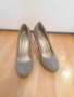 Елегантни блестящи дамски обувки на висок ток - размер 37, снимка 2