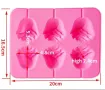 6 3d Роза рози силиконов молд за направа клечки с шоколад pops cakes Lollipop Pop Cake Попскейк, снимка 5