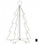 Метално LED коледно дърво, Sonem, 120 см, 185 LED, снимка 2