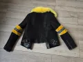 Уникално палто / яке VALENTINO от естествена кожа и естествен косъм , снимка 12