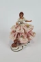 Порцеланова балерина с куче - Sandizell, Dresden 60-те, снимка 2