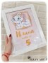 Бебешка визитка в рамка и различни пана, снимка 11