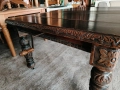 Антикварна маса с дърворезба , снимка 6