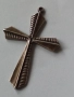 Старо сребърно кръстче 18718, снимка 6