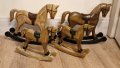 Дървени люлеещи коне–два размера., снимка 1