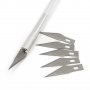 Сладкарски скалпел - остър стоманен нож скалпел резец за рязане декориране на тесто фондан - КОД 320, снимка 5