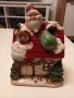 Керамична коледна къщичка кутия, голяма. , снимка 3