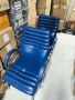 Офисни Посетителски столове в отлично състояние Сини, снимка 6