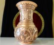 Персийска медна ваза Isfahan Qalamzani. , снимка 4