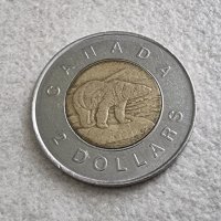 Монета.  Канада . 2 долара. 1996 г. , снимка 1 - Нумизматика и бонистика - 37197552