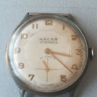 Швейцарски часовник NACAR. Мъжки. Механичен механизъм. Vintage watch. Swiss made. , снимка 6 - Мъжки - 38030678