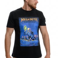 Нова мъжка тениска с дигитален печат на музикалната група Megadeth, снимка 3 - Тениски - 37674893