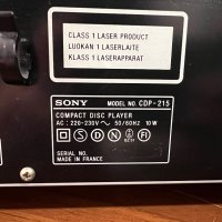Компакт диск плейър Sony CDP-215, снимка 4 - Други - 43800071