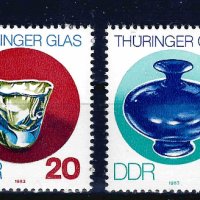 Германия ГДР 1983 - изкуство стъкло MNH, снимка 1 - Филателия - 43582394