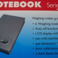 Електронна везна Notebook Series, висока точност х 0.01 г., 6 вида мерни единици, + батерии, снимка 6 - Везни - 39986219