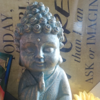 Голяма статуетка Буда 40 см, снимка 3 - Статуетки - 44882286