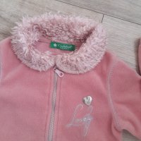 Поларено розово горнище, снимка 3 - Детски якета и елеци - 43657572