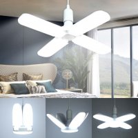 100W регулируема LED лампа за дома, гаража, мазе , LED deformable lamp, снимка 3 - Лед осветление - 39886319