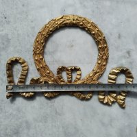 барокова апликация от бронз, снимка 2 - Антикварни и старинни предмети - 32496786