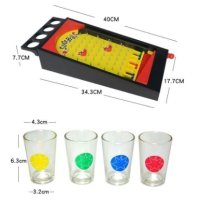 Алкохолен пинбол с чашки игра за напиване с шотове чаши Flippy Pinball , снимка 2 - Аксесоари за кухня - 44118088