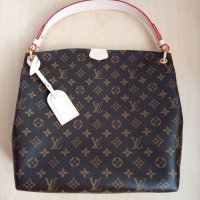 Louis Vuitton Стилна Дамска Чанта с Магнитно затваряне Graceful PM , снимка 1 - Чанти - 44900918