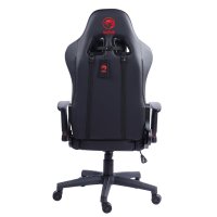 Геймърски стол Marvo CH-117-BK Черен ергономичен стол за геймъри, снимка 4 - Други стоки за дома - 40835650