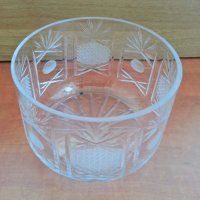 Кристална купа кристални чаши, снимка 2 - Антикварни и старинни предмети - 26819751