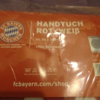 Байерн Мюнхен нов хавлия памук 50х100см от фен шопа , снимка 11 - Футбол - 43518040