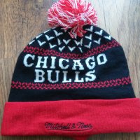 mitchell and ness chicago bulls winter cap - страхотна зимна шапка КАТО НОВА, снимка 3 - Шапки - 34763249