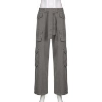 Дамски модни карго дънки с ниска талия, 3цвята, снимка 6 - Дънки - 43720321