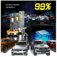 LED диодни крушки H4 Х4, 12V 150W, 15000 lm за фарове Canbus, комплект, снимка 12 - Аксесоари и консумативи - 43169579