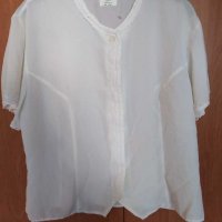 Ефирна бяла риза, снимка 1 - Ризи - 28524985