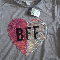 Тениска BFF - размер 164, снимка 3 - Детски тениски и потници - 32793941