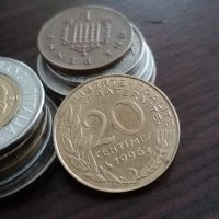 Монета - Франция - 20 сентима | 1996г., снимка 1 - Нумизматика и бонистика - 35368984
