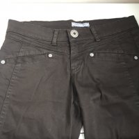 Дамски бермуди ZARA, size38, 97%памук 3% еластан, кафяви, много запазени, като нови, снимка 8 - Къси панталони и бермуди - 29018448