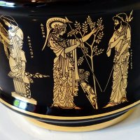 Ваза,гарафа Hand made in Greece 24k gold. , снимка 4 - Вази - 34618254