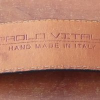 Колан PAOLO VITALE HAND MADE IN ITALI 100% Естествена кожа, снимка 7 - Колани - 43724883