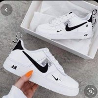 Nike Мъжки Бели Черни Маратонки Кецове Спортни Обувки Найк, снимка 1 - Маратонки - 29036430