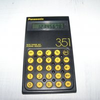 Японски калкулатор Panasonic 351 от 1983г. работещ, снимка 3 - Друга електроника - 35561218