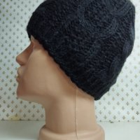 Дамска плетена шапка -дпш7, снимка 3 - Шапки - 43296559