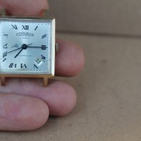 Руски СССР часовник Корнавин позлатен , снимка 6 - Антикварни и старинни предмети - 37605238