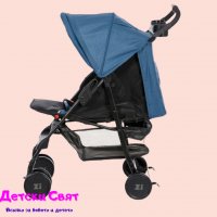 Лятна детска количка ZIZITO Adel, синя, снимка 4 - Детски колички - 37012824