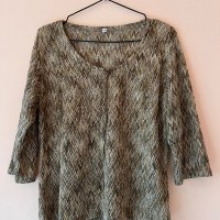 Бохо стил блуза с плетка и кожена връзка ❤️, снимка 1 - Блузи с дълъг ръкав и пуловери - 43839671