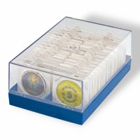 Кутия За Съхранение На 100 Броя Монети В Картончета Leuchtturm , снимка 2 - Нумизматика и бонистика - 26864461