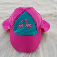 Плажна шапка със защита на вратлето 1-2 години, снимка 5 - Бебешки шапки - 40373735