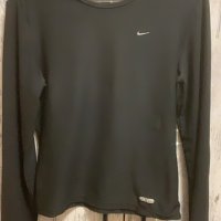 Страхотна наситено черна еластична унисекс фланела еластично трико  блуза Найк - Nike , снимка 5 - Блузи с дълъг ръкав и пуловери - 32491594