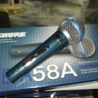 shure beta sm58s-profi microphone-ВОКАЛЕН КОМПЛЕКТ, снимка 3 - Микрофони - 28692716