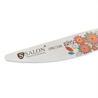 3705 Двустранна пила за нокти SALON 180/240, снимка 3 - Продукти за маникюр - 40721550