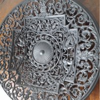 Немска метална декоративна чиния за стена Buderus 1731, снимка 6 - Декорация за дома - 32861256